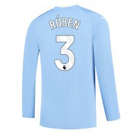 Manchester City Ruben Dias #3 Hemmatröja 2023-24 Långa ärmar